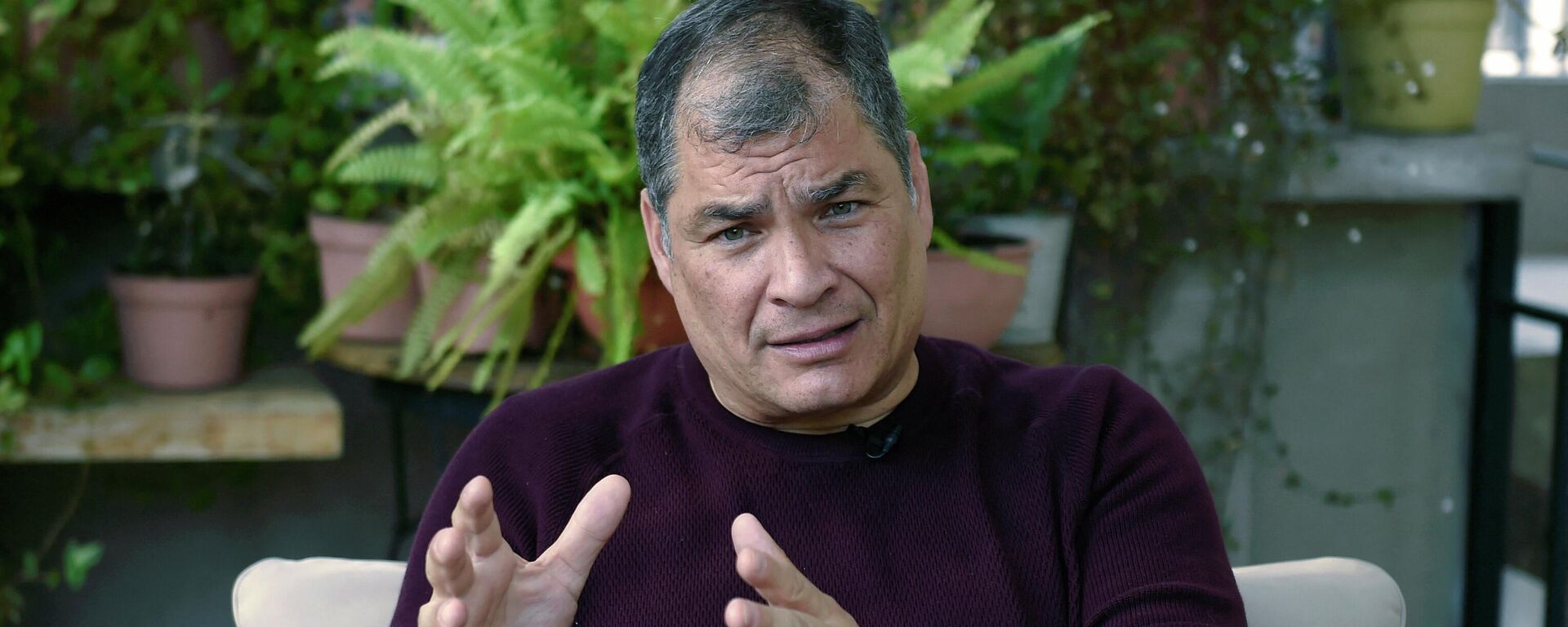 El expresidente ecuatoriano Rafael Correa El expresidente ecuatoriano Rafael Correa - Sputnik Mundo, 1920, 14.08.2023