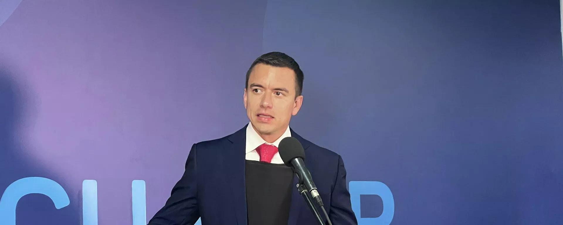 El candidato presidencial ecuatoriano Daniel Noboa El candidato presidencial ecuatoriano Daniel Noboa - Sputnik Mundo, 1920, 18.08.2023