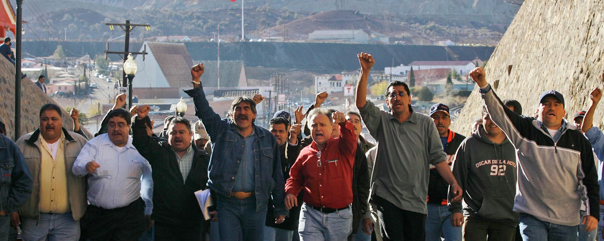 Trabajadores mineros mexicanos en huelga (archivo) - Sputnik Mundo, 1920, 22.08.2023