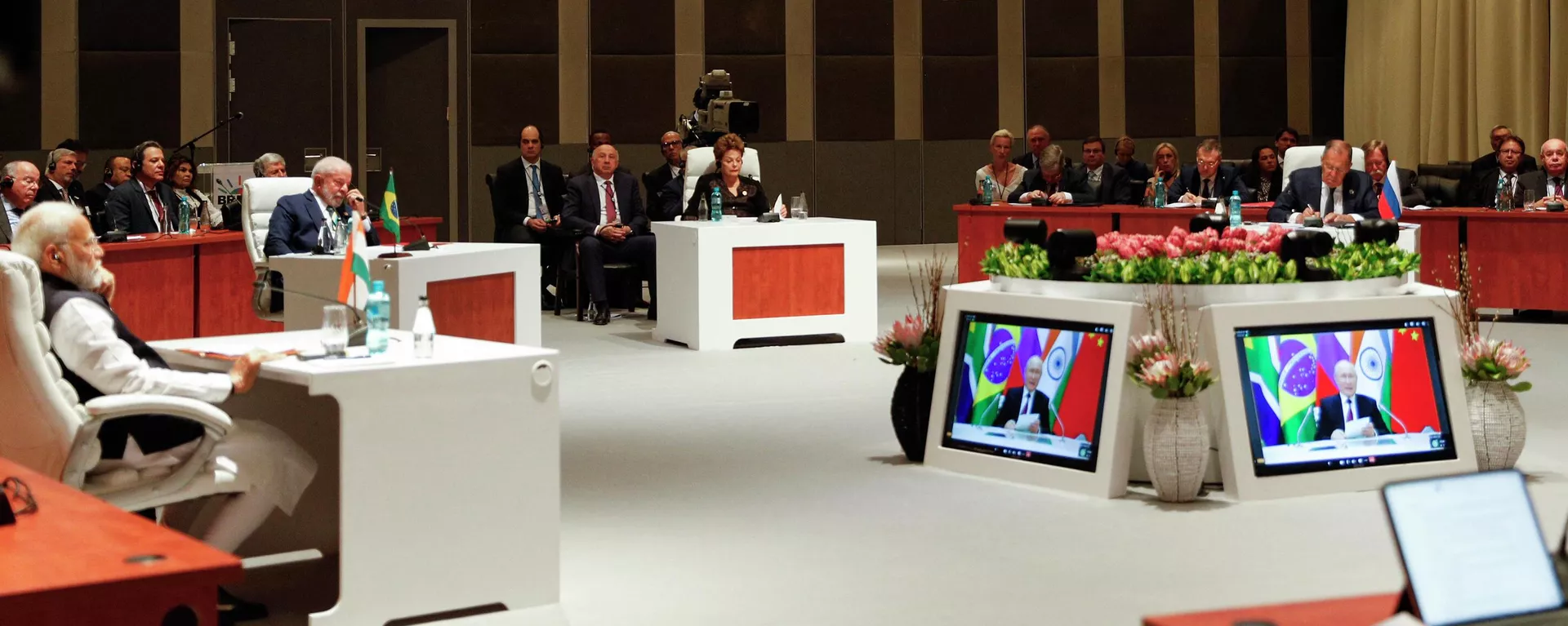 La Cumbre de los BRICS se realiza en Johannesburgo, Sudáfrica. - Sputnik Mundo, 1920, 24.08.2023