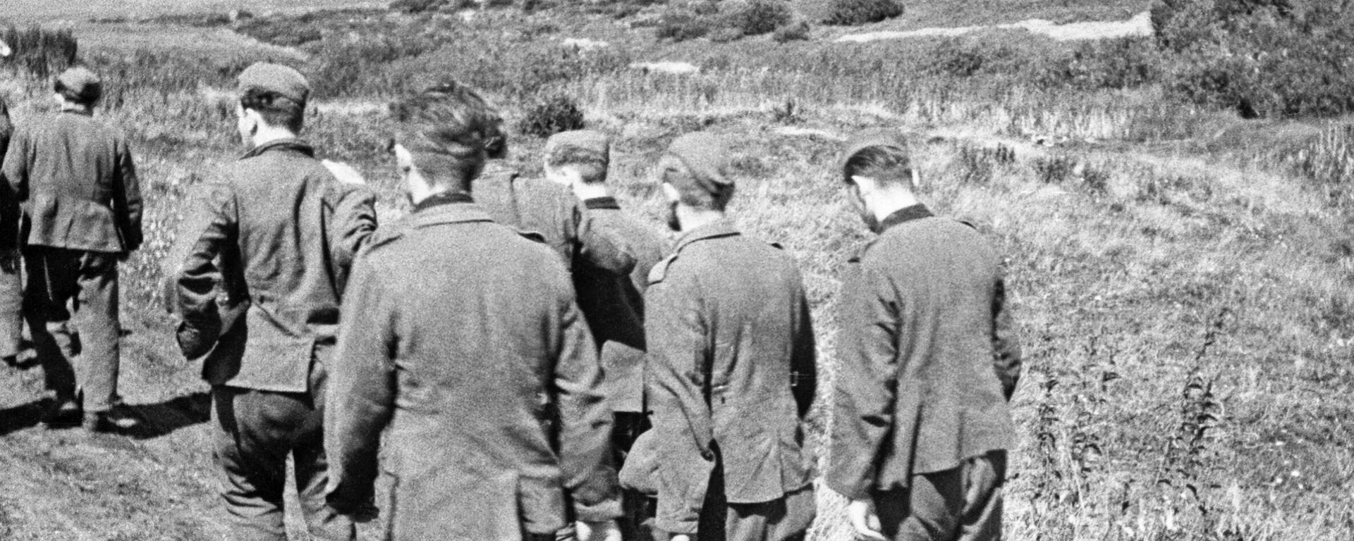 Una columna de soldados alemanes capturados cerca de Kursk - Sputnik Mundo, 1920, 16.01.2025