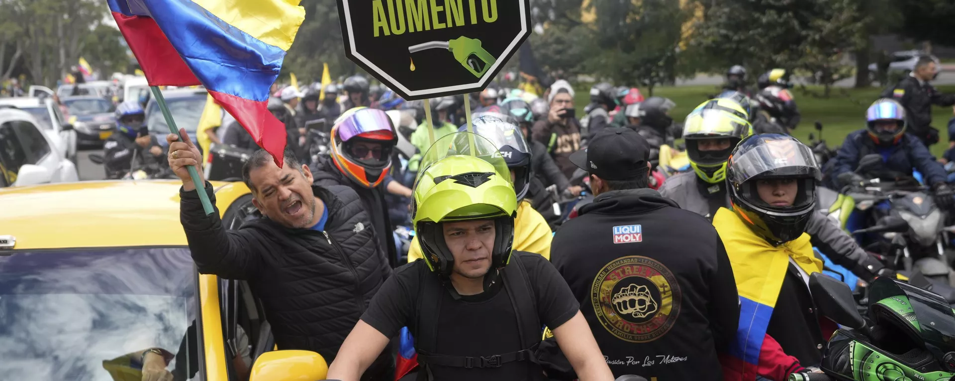 Marcha de transportistas y motociclistas en Colombia  - Sputnik Mundo, 1920, 30.08.2023