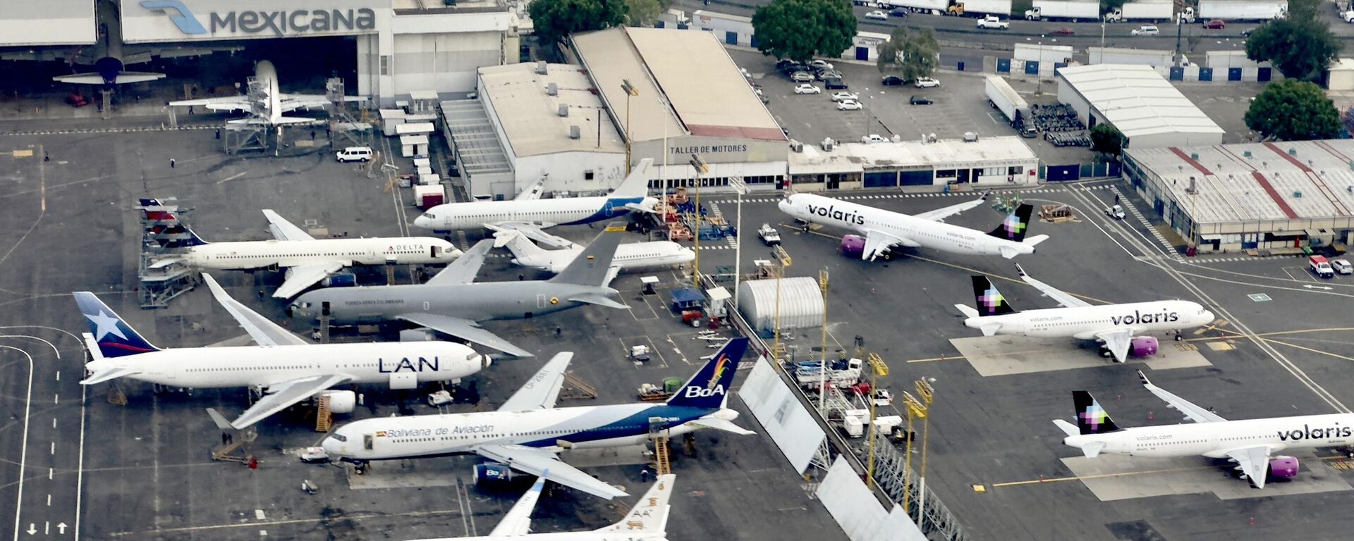 Imágenes del Aeropuerto Internacional de la Ciudad de México (AICM). - Sputnik Mundo, 1920, 31.08.2023