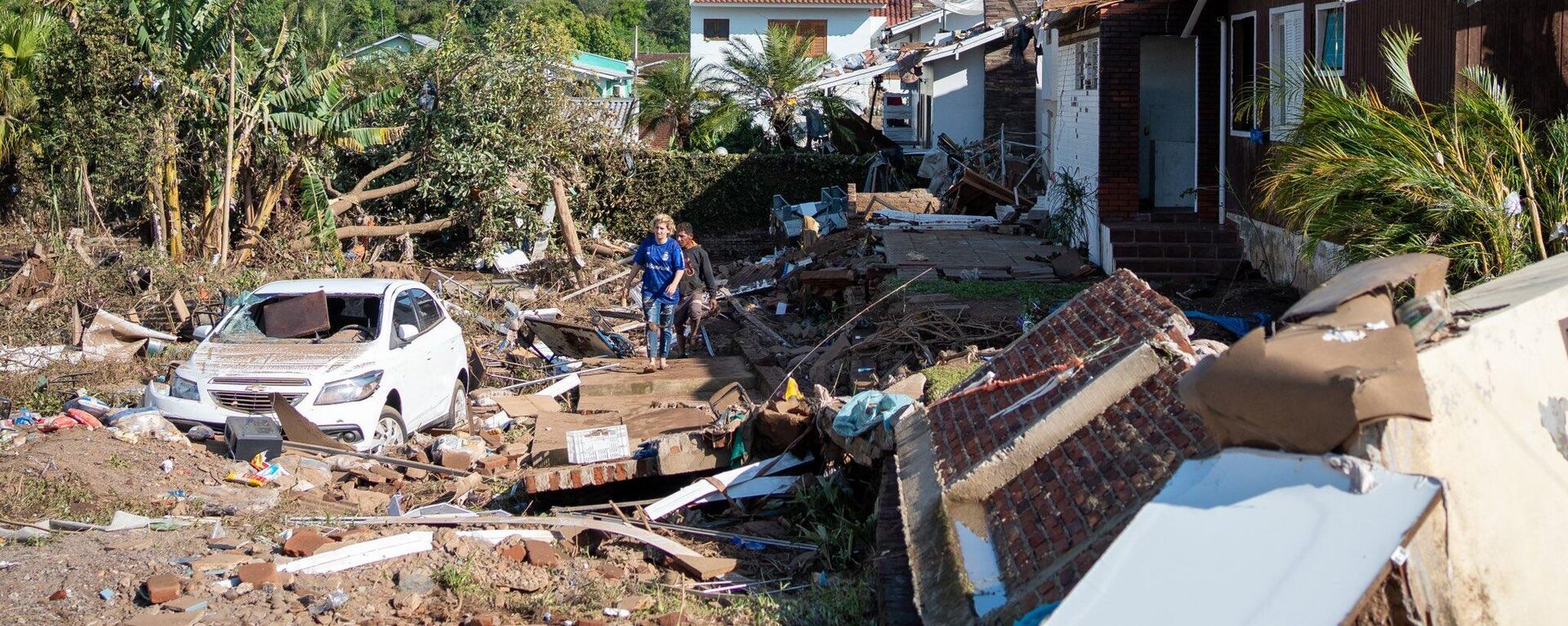 Imagen del paso del ciclón extratropical en el sur de Brasil - Sputnik Mundo, 1920, 07.09.2023