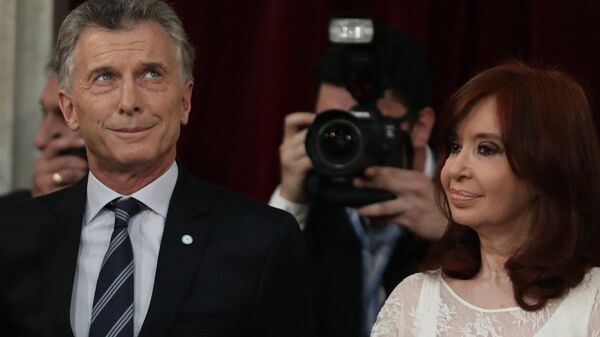 Los expresidentes argentinos Mauricio Macri y Cristina Fernández de Kirchner - Sputnik Mundo