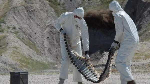 Proyectiles de uranio empobrecido en un depósito militar en Utah, EEUU. Foto de archivo - Sputnik Mundo