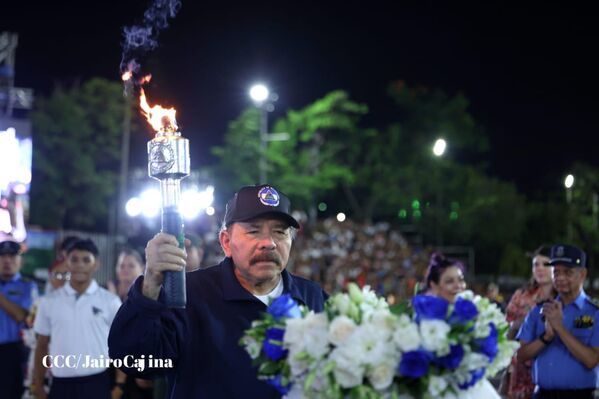 Recibimiento de la Antorcha de la Libertad Centroamericana  - Sputnik Mundo