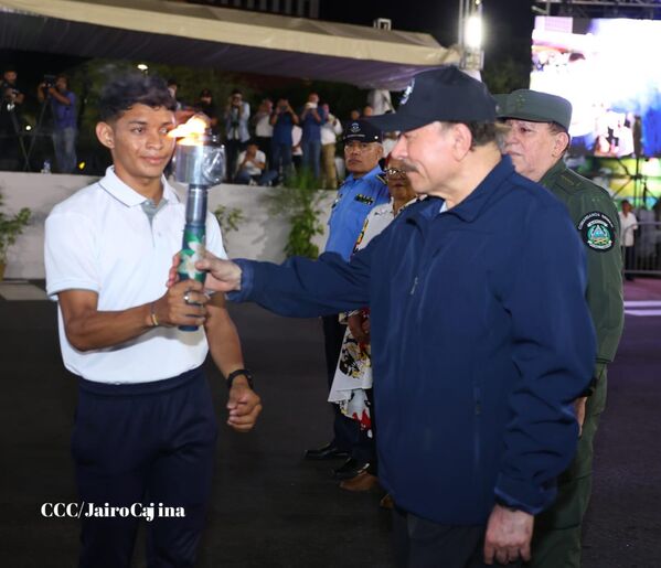 Recibimiento de la Antorcha de la Libertad Centroamericana  - Sputnik Mundo