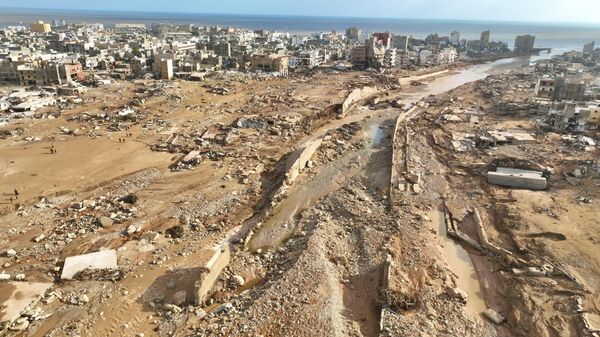 Las inundaciones en Libia - Sputnik Mundo