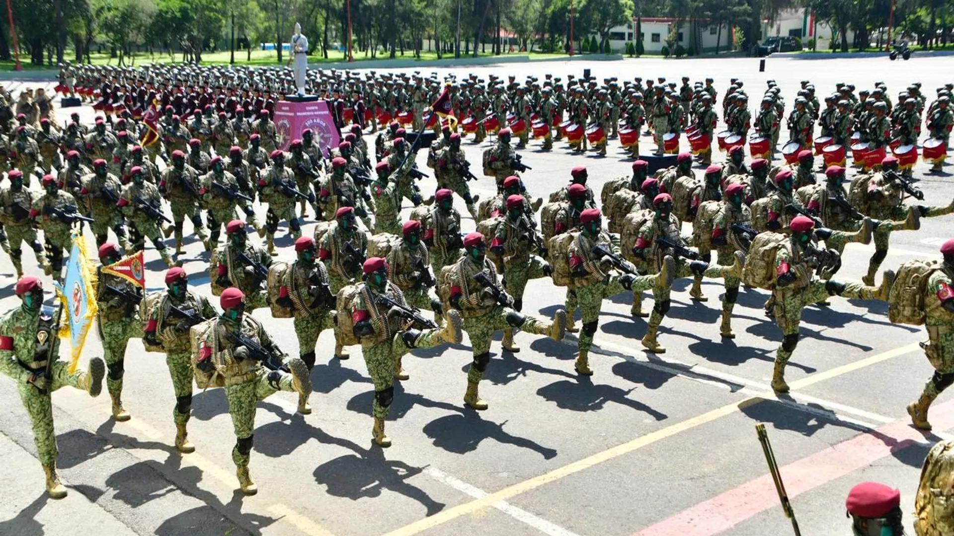 Elementos del Ejército mexicano en los preparativos del desfile militar del 16 de septiembre de 2023 Elementos del Ejército mexicano en los preparativos del desfile militar del 16 de septiembre de 2023 - Sputnik Mundo, 1920, 28.11.2023