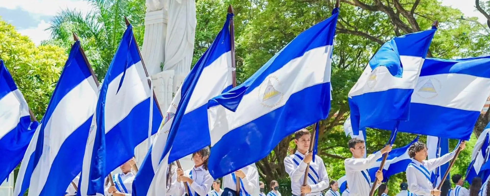 Conmemoración al 167 Aniversario de la Batalla de San Jacinto y 202 Aniversario de la firma del Acta de Independencia en Nicaragua - Sputnik Mundo, 1920, 02.11.2024