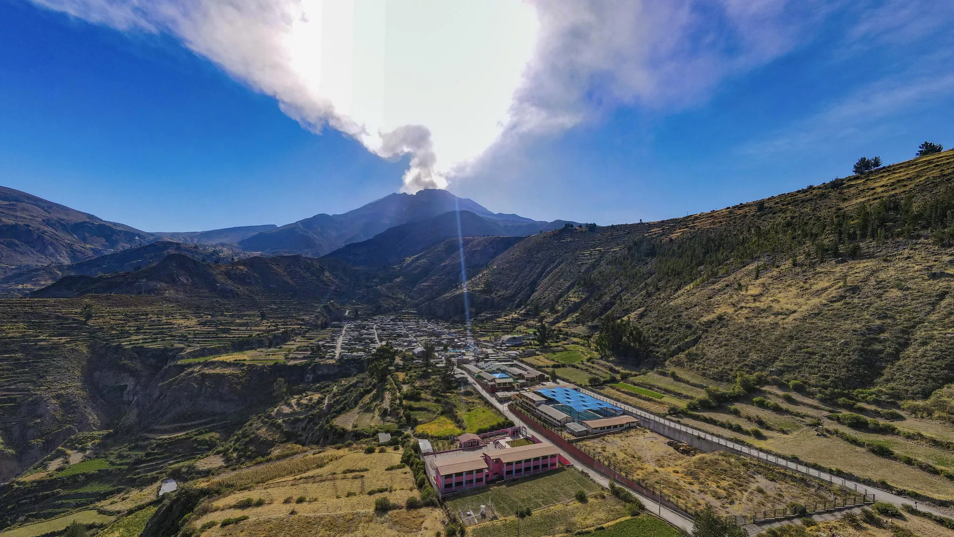 El volcán de Ubinas, en Perú (archivo) El volcán de Ubinas, en Perú (archivo) - Sputnik Mundo, 1920, 14.09.2023
