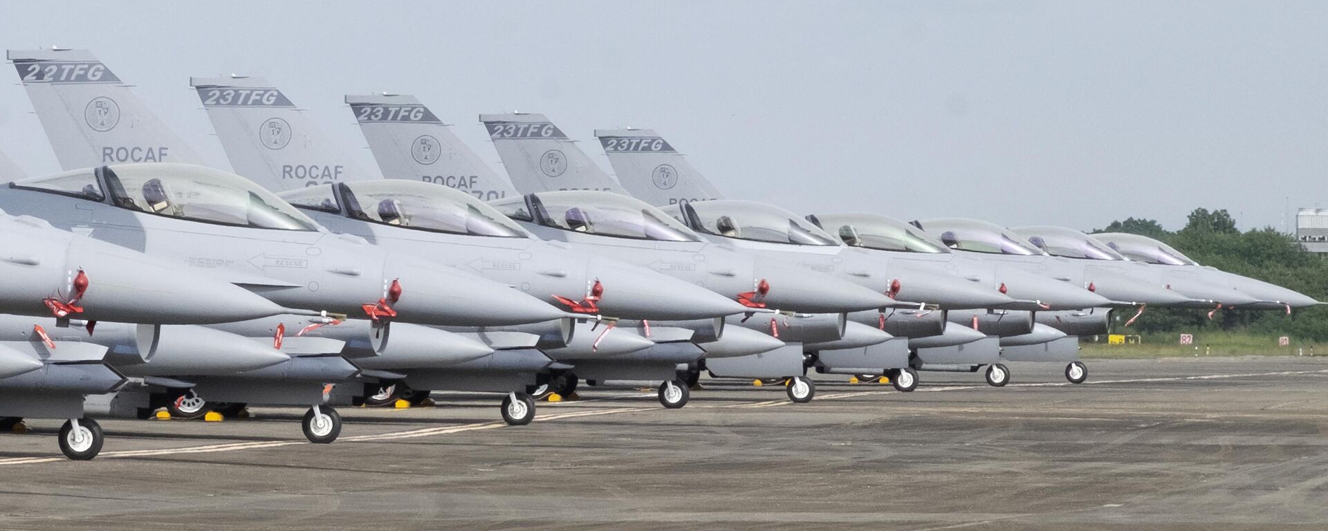 Cazas de fabricación estadounidense F-16 en la isla de Taiwán - Sputnik Mundo, 1920, 02.12.2024