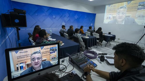 Conferencia del proyecto SputnikPro para periodistas de Canal 6 - Sputnik Mundo