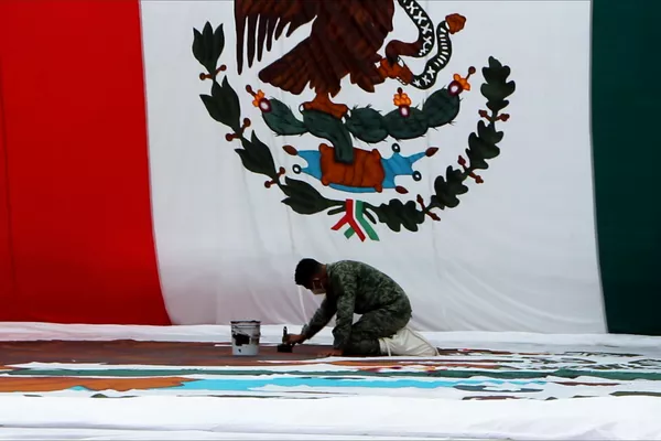 La Fábrica C, de la Dirección General de Fábricas de Vestuario y Equipo de la Secretaría de la Defensa Nacional de México (Sedena) La Fábrica C, de la Dirección General de Fábricas de Vestuario y Equipo de la Secretaría de la Defensa Nacional de México (Sedena) - Sputnik Mundo