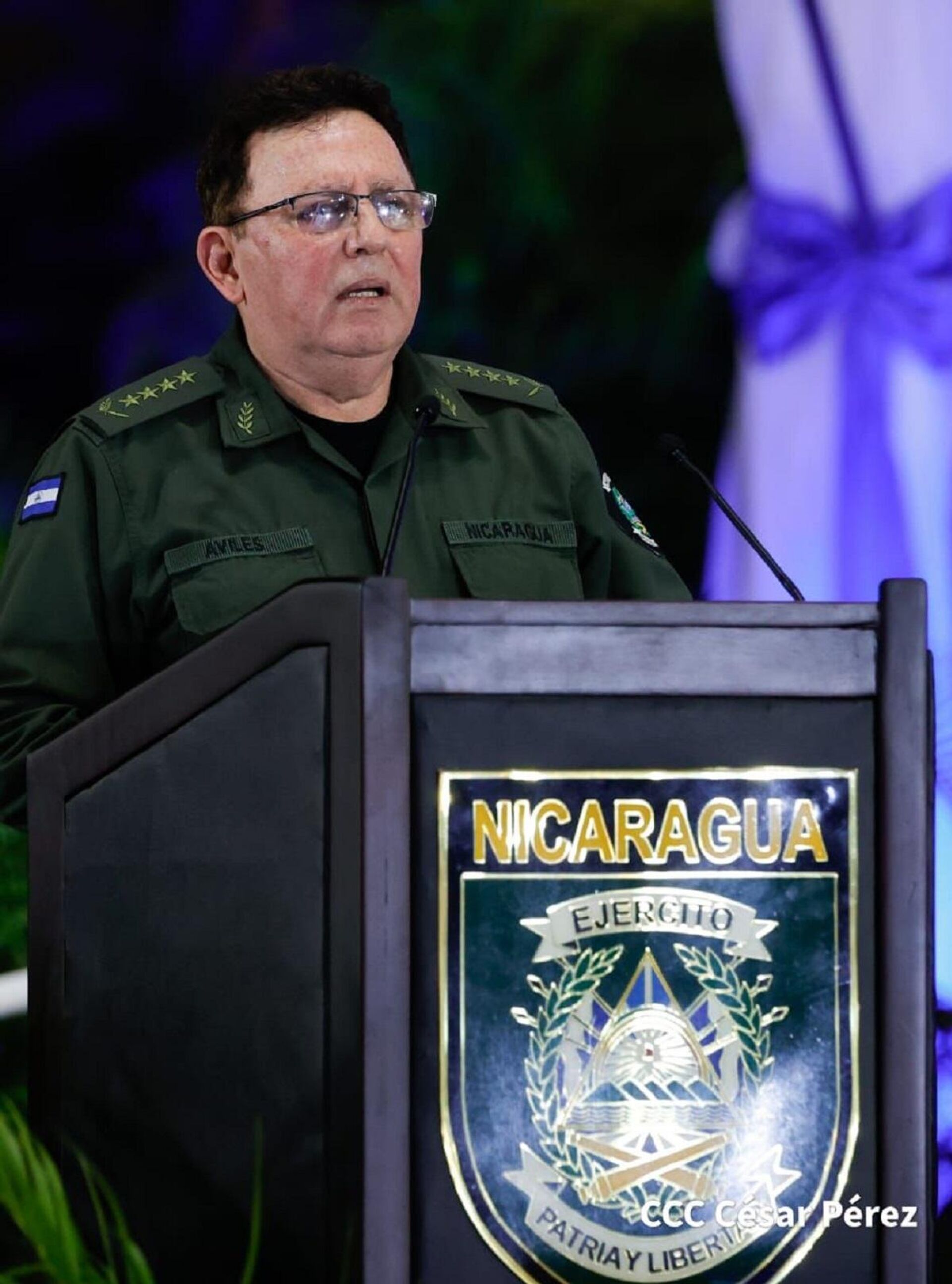  El jefe del Ejército de Nicaragua, general Julio César Avilés Castillo - Sputnik Mundo, 1920, 20.09.2023