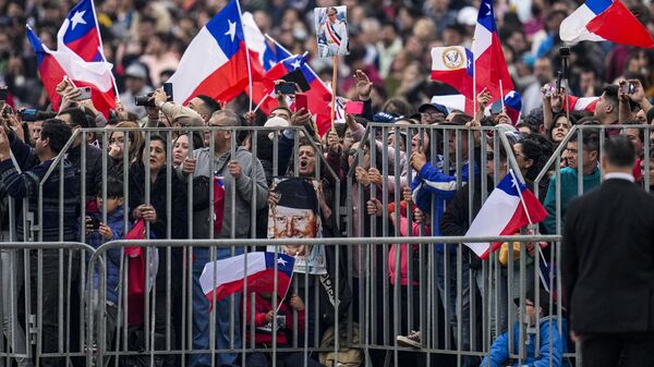 Manifestación en Chile - Sputnik Mundo