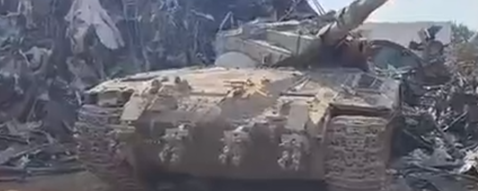 Hallan uno de los tanques más potentes del mundo en un depósito de chatarra israelí - Sputnik Mundo, 1920, 20.09.2023