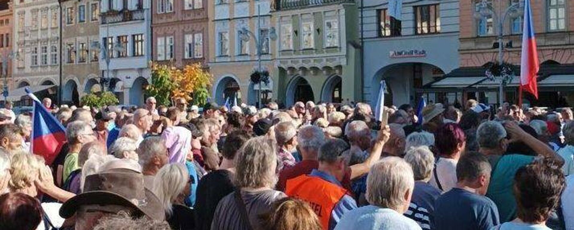 Protestas antigubernamentales en la República Checa - Sputnik Mundo, 1920, 21.09.2023