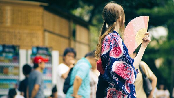 Calor en Japón (imagen referencial) - Sputnik Mundo