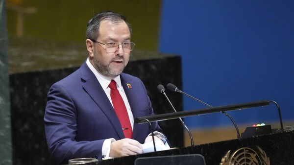  Yván Gil en la Asamblea General de Naciones Unidas - Sputnik Mundo