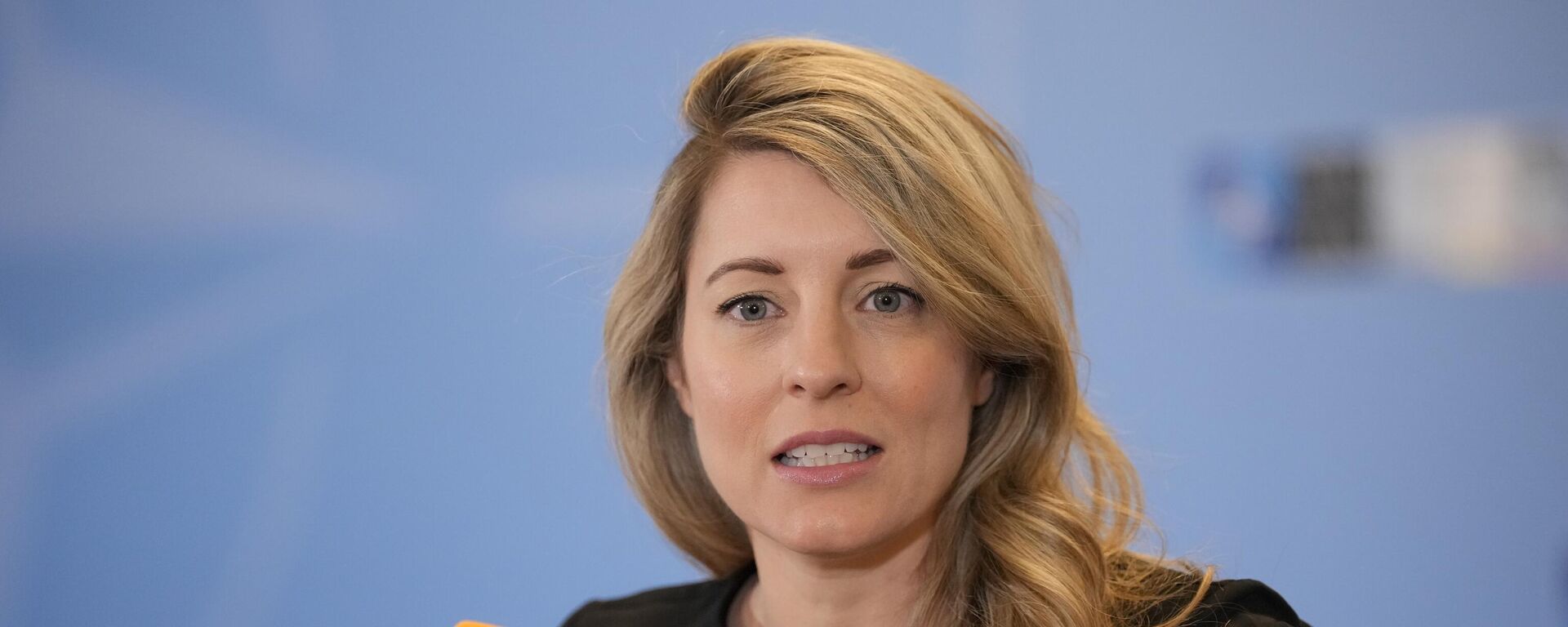 Melanie Joly, la ministra de Asuntos Exteriores de Canadá, lega al primer día de la reunión de ministros de Asuntos Exteriores de la OTAN en Rumanía  - Sputnik Mundo, 1920, 26.09.2023