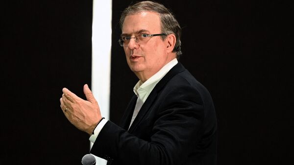 El excanciller mexicano Marcelo Ebrard. - Sputnik Mundo