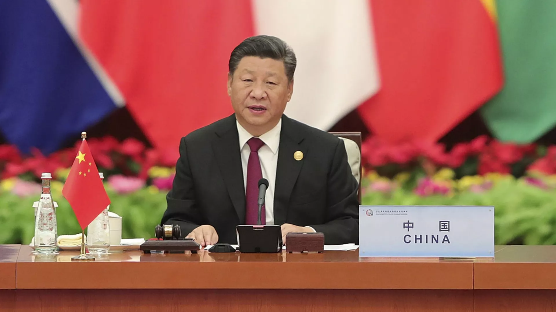 Xi Jinping, presidente de China, durante el Foro de Cooperación China-África 2018 Xi Jinping, presidente de China, durante el Foro de Cooperación China-África 2018