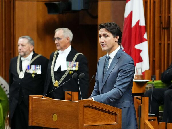 Justin Trudeau, primer ministro de Canadá - Sputnik Mundo