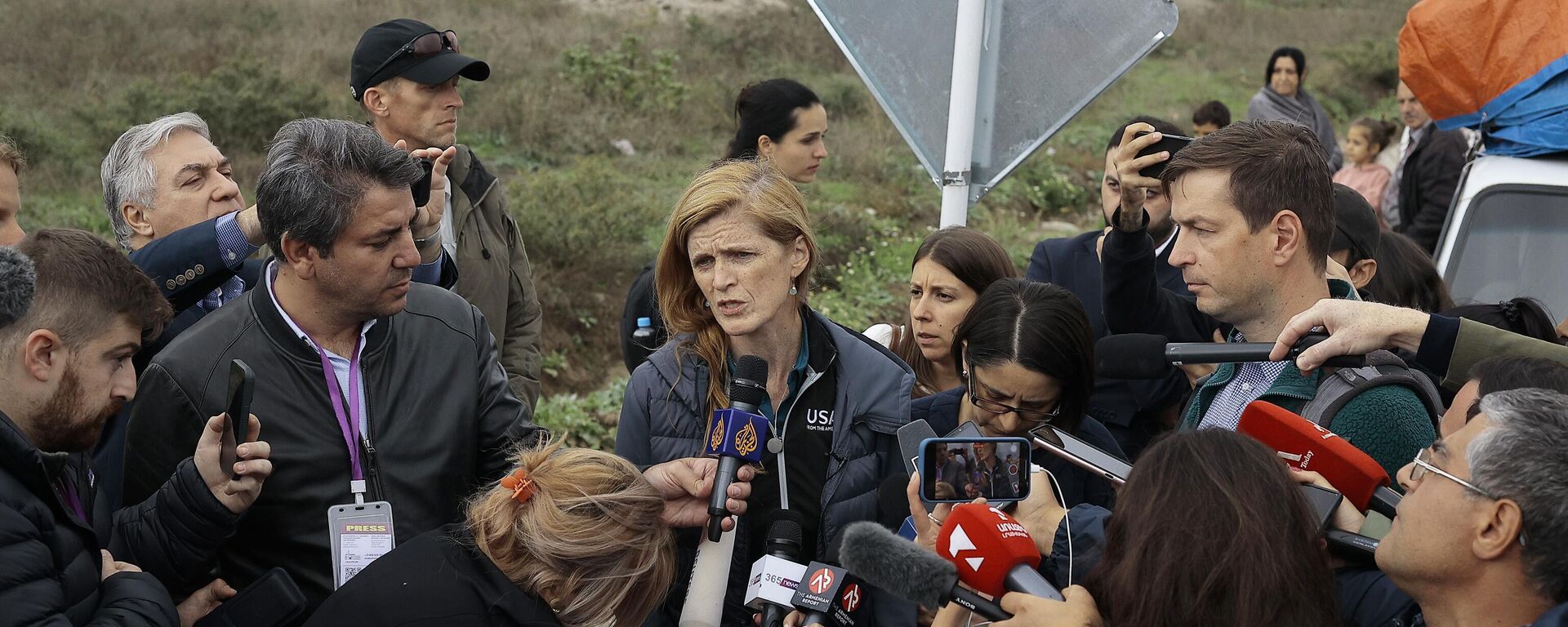 Samantha Power, administradora de la Agencia de Estados Unidos para el Desarrollo Internacional, durante su visita a Armenia - Sputnik Mundo, 1920, 27.09.2023