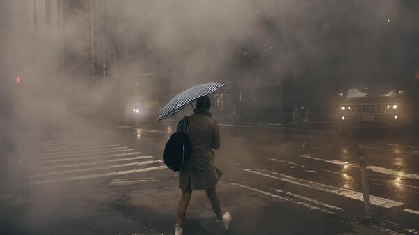 Fuertes lluvias en Nueva York  - Sputnik Mundo