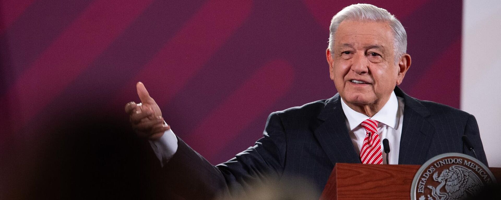 El presidente de México, Andrés Manuel López Obrador. - Sputnik Mundo, 1920, 02.10.2023