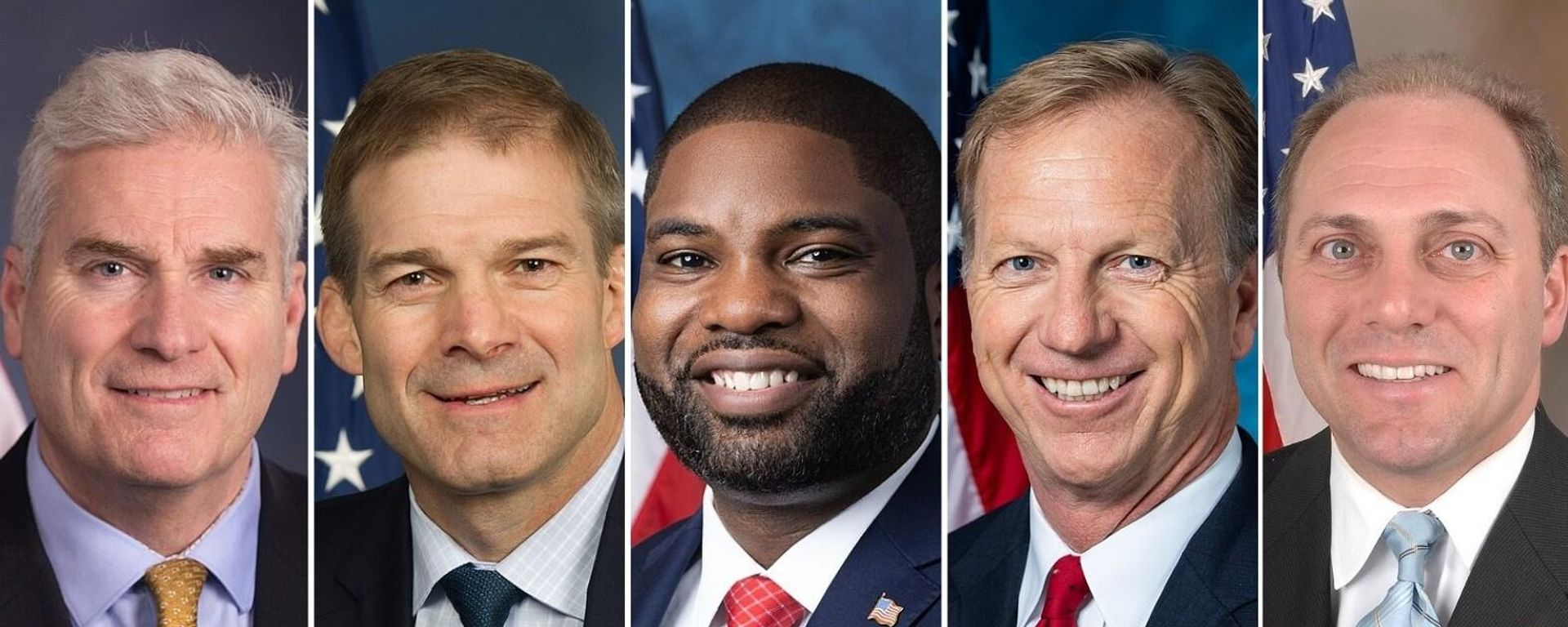 Republicanos estadounidenses que podrían liderar la Cámara de Representantes de EEUU: Tom Emmer, Jim Jordan, Byron Donalds, Kevin Hern, Steve Scalise  - Sputnik Mundo, 1920, 05.10.2023