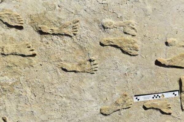 Huellas humanas, Nuevo México, EEUU - Sputnik Mundo