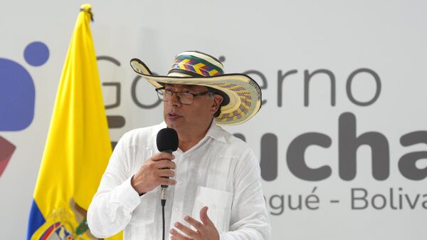 El presidente de Colombia, Gustavo Petro - Sputnik Mundo