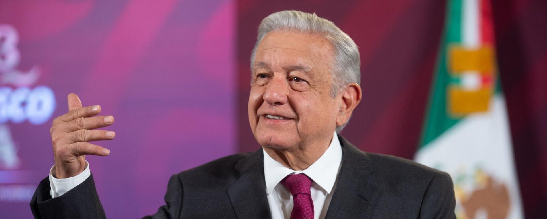 El presidente de México, Andrés Manuel López Obrador. - Sputnik Mundo, 1920, 09.10.2023