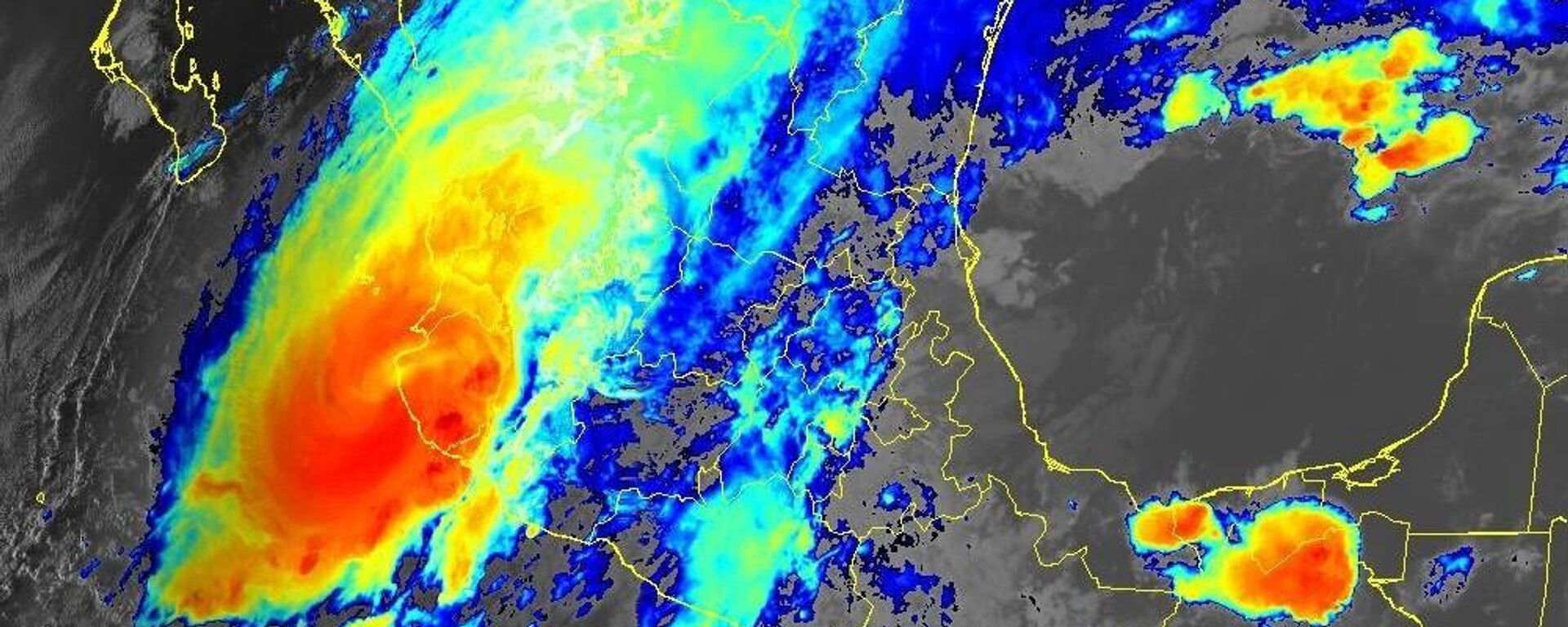 'Lidia' pasó de ser un huracán categoría 4 a una baja presión remanente en México. - Sputnik Mundo, 1920, 11.10.2023