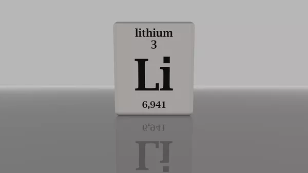 Litio en la tabla periódica de los elementos (imagen de referencia) - Sputnik Mundo
