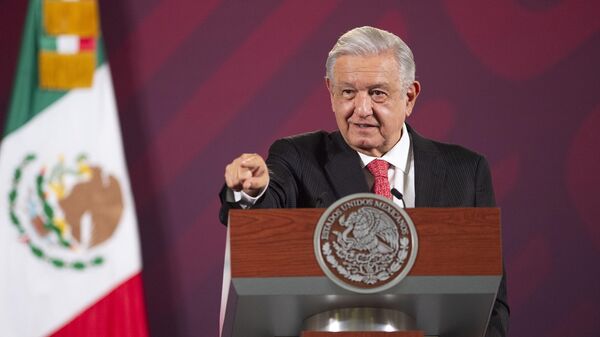 El presidente de México, Andrés Manuel López Obrador - Sputnik Mundo