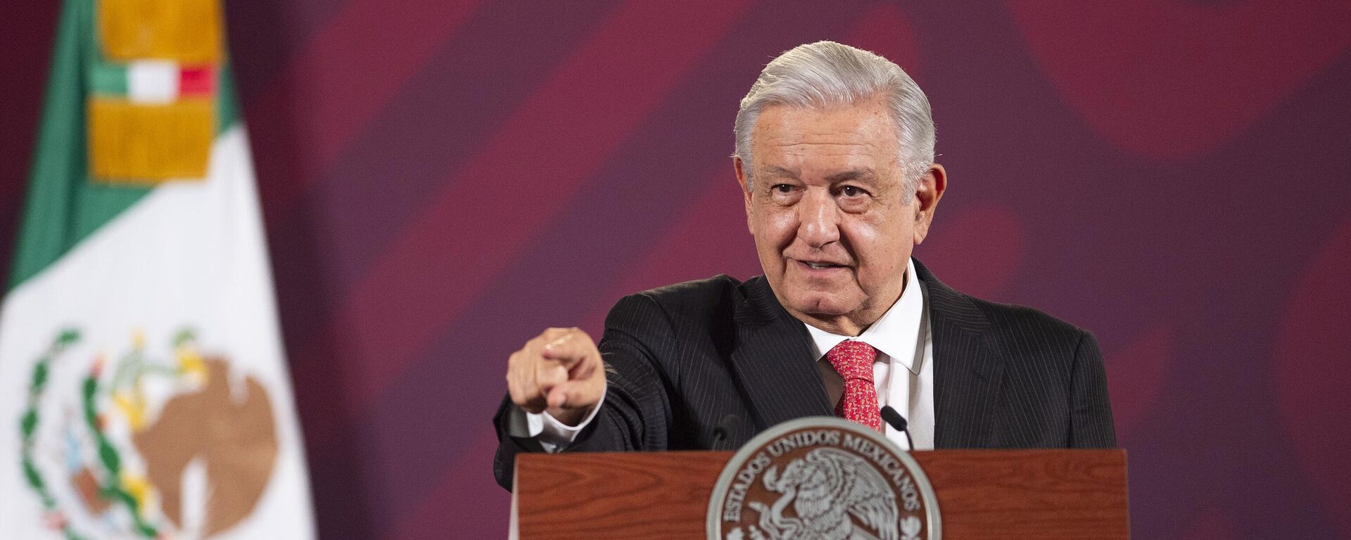 El presidente de México, Andrés Manuel López Obrador - Sputnik Mundo, 1920, 15.10.2023