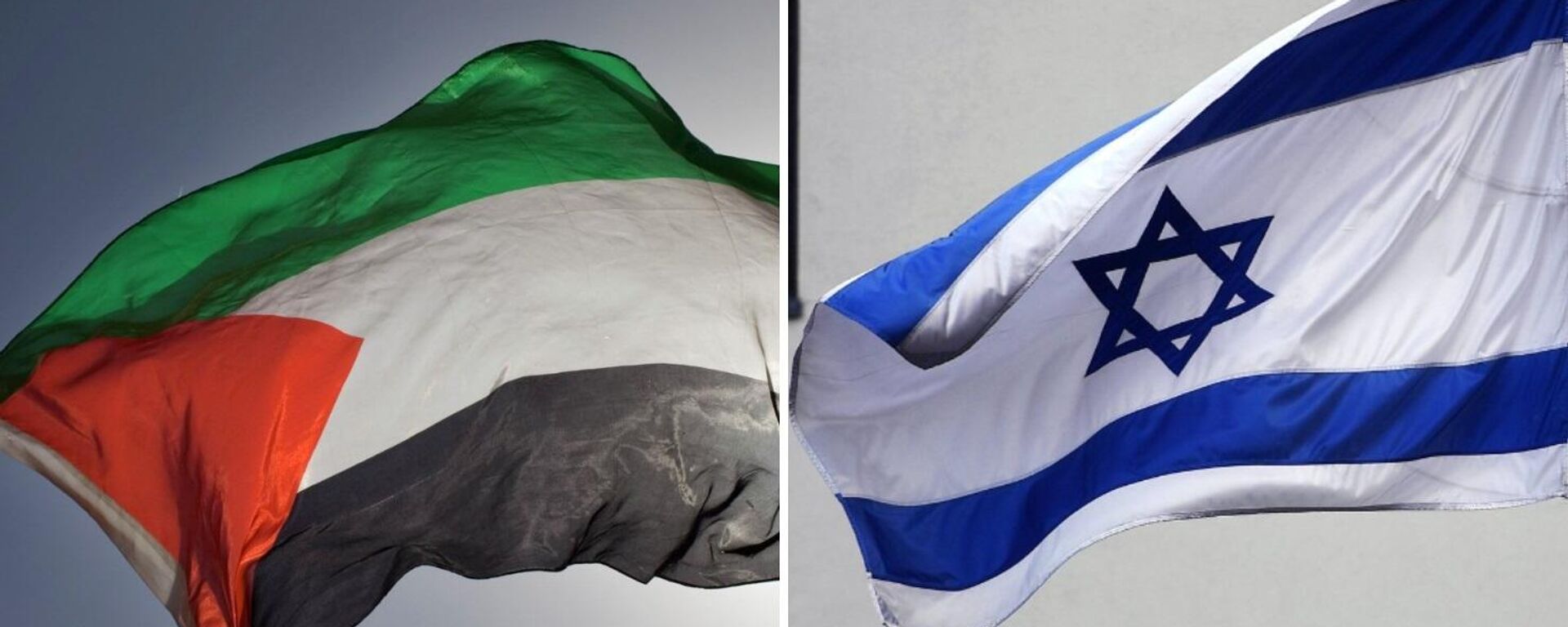 Banderas de Palestina e Israel - Sputnik Mundo, 1920, 16.10.2023