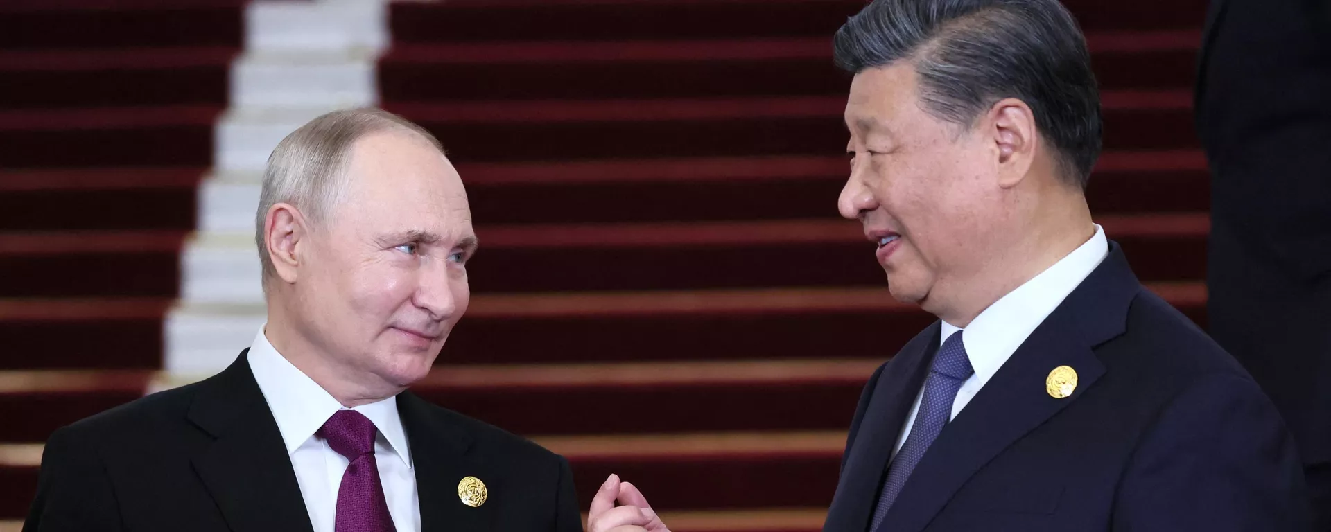 Los presidentes de Rusia y China, Vladímir Putin y Xi Jinping, respectivamente Los presidentes de Rusia y China, Vladímir Putin y Xi Jinping, respectivamente - Sputnik Mundo, 1920, 18.10.2023
