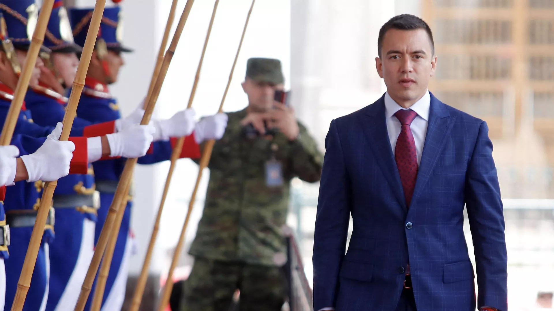 El presidente electo de Ecuador, Daniel Noboa