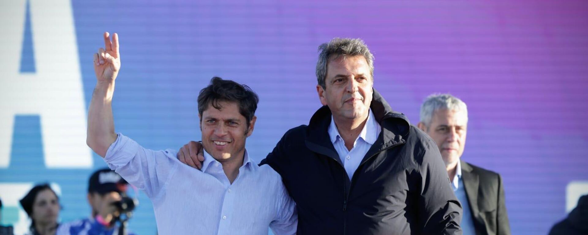 Axel Kicillof y Sergio Massa - Sputnik Mundo, 1920, 23.10.2023