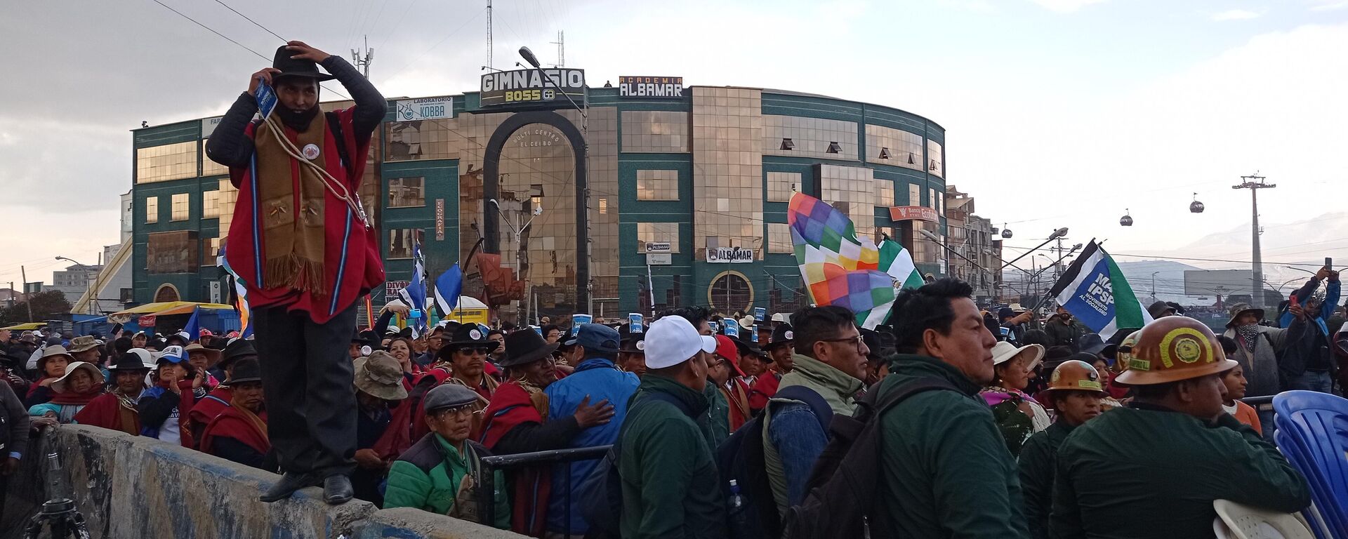 Cabildo en respaldo al Gobierno de Luis Arce, en El Alto, Bolivia - Sputnik Mundo, 1920, 19.10.2023