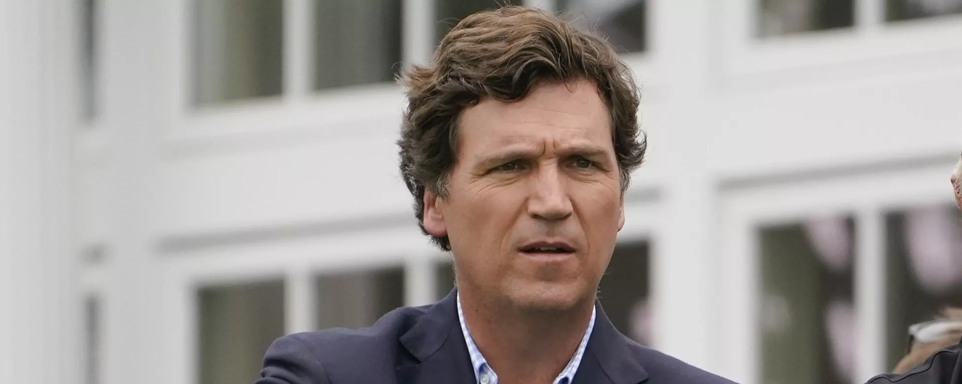 Tucker Carlson, expresentador de la cadena estadounidense Fox News, asiste a la ronda final del torneo de golf Bedminster Invitational LIV en Bedminster, Nueva Jersey, el 31 de julio de 2022 - Sputnik Mundo, 1920, 01.06.2024