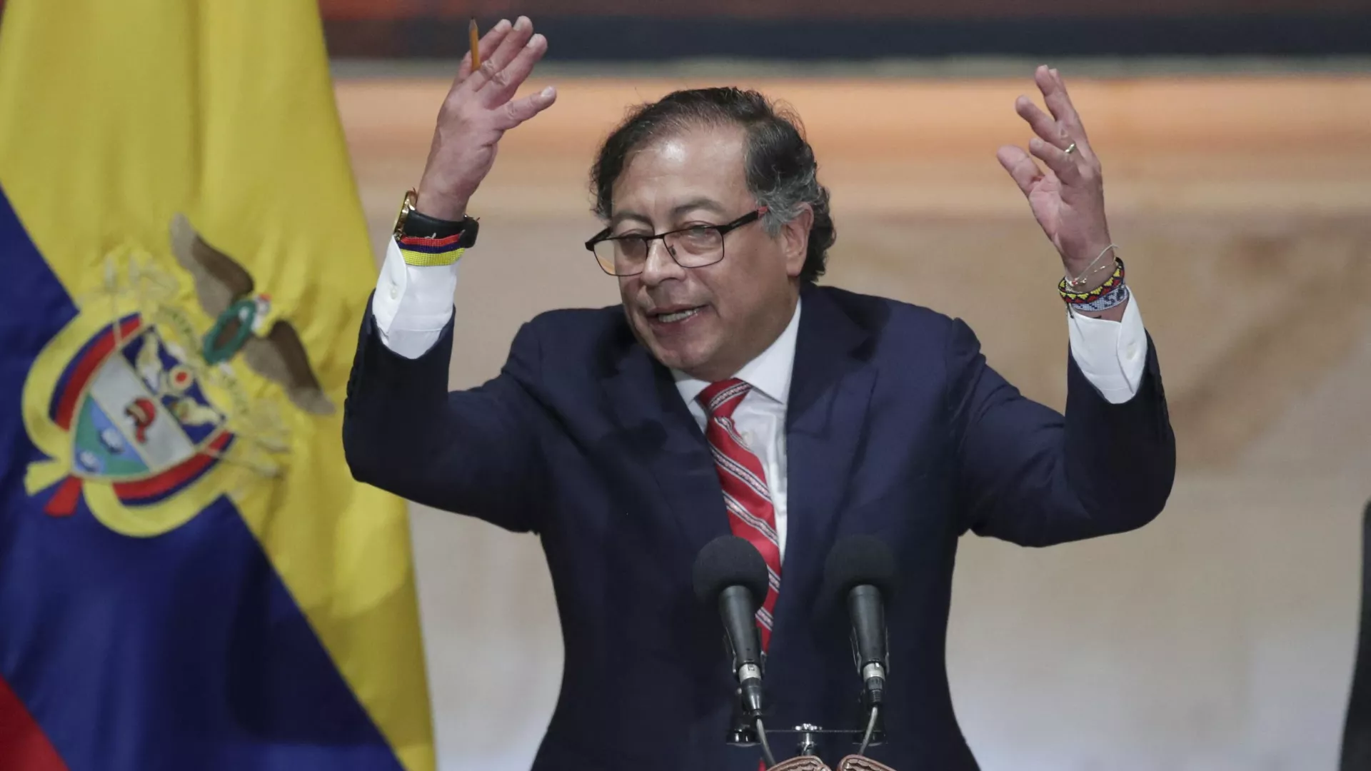 El presidente de Colombia, Gustavo Petro