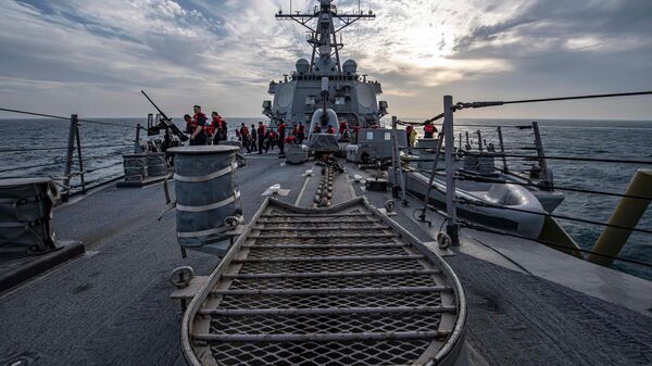 El destructor USS Carney de EEUU - Sputnik Mundo