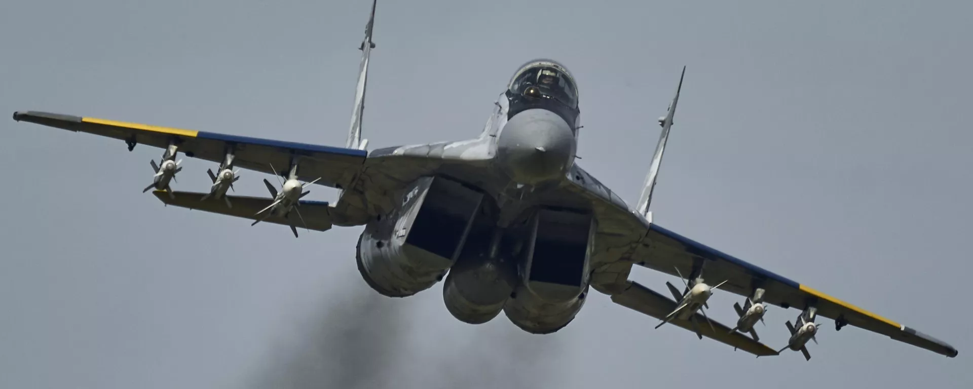 Un caza MiG-29 de las Fuerzas Aéreas ucranianas Un caza MiG-29 de las Fuerzas Aéreas ucranianas - Sputnik Mundo, 1920, 21.10.2023
