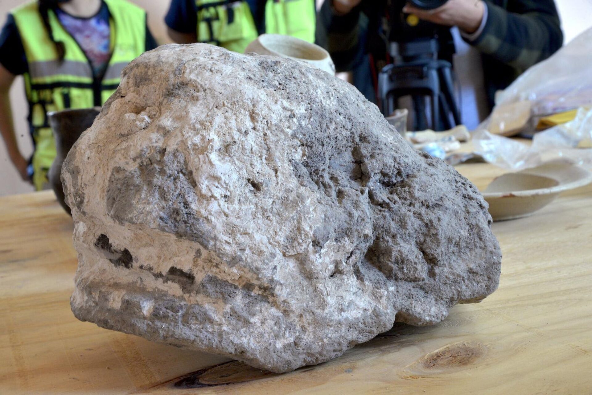Escultura con forma de serpiente identificada en un salvamento arqueológico de la Ciudad de México - Sputnik Mundo, 1920, 25.10.2023